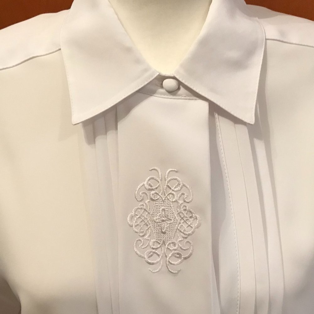 Yves St Claire Woman's Short Sleeve Blouse Vintage - Picture 7 of 8